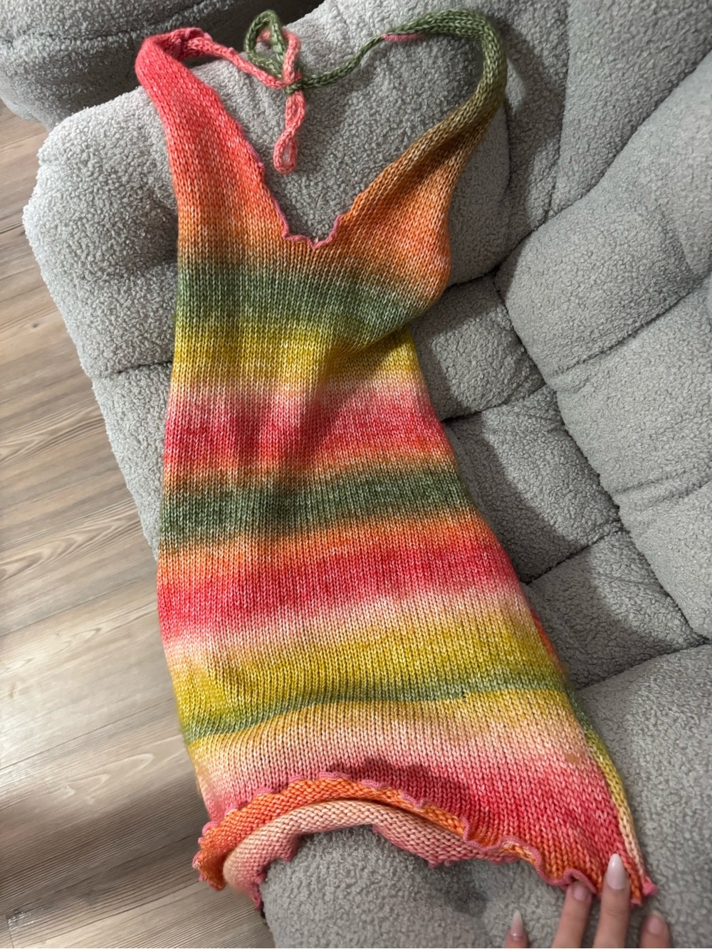 Jaded Multicolor Striped Knit One-Piece Dress